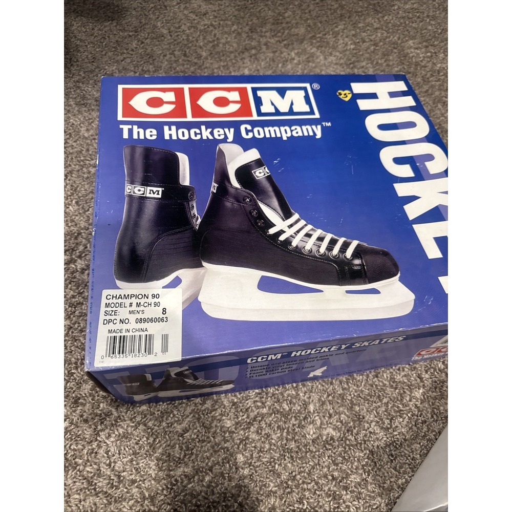 Hockey Ice Skates‎ Mens 8, Narrow, CCM Champion 90 M-CH 1000 Blades